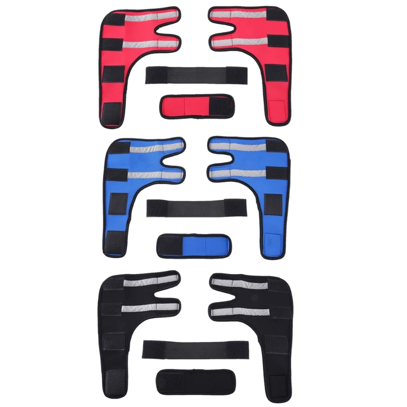 Защитные рукава для локтей собак (1 пара) с поддержкой суставов и лечением ран и растяжений с бинтами.