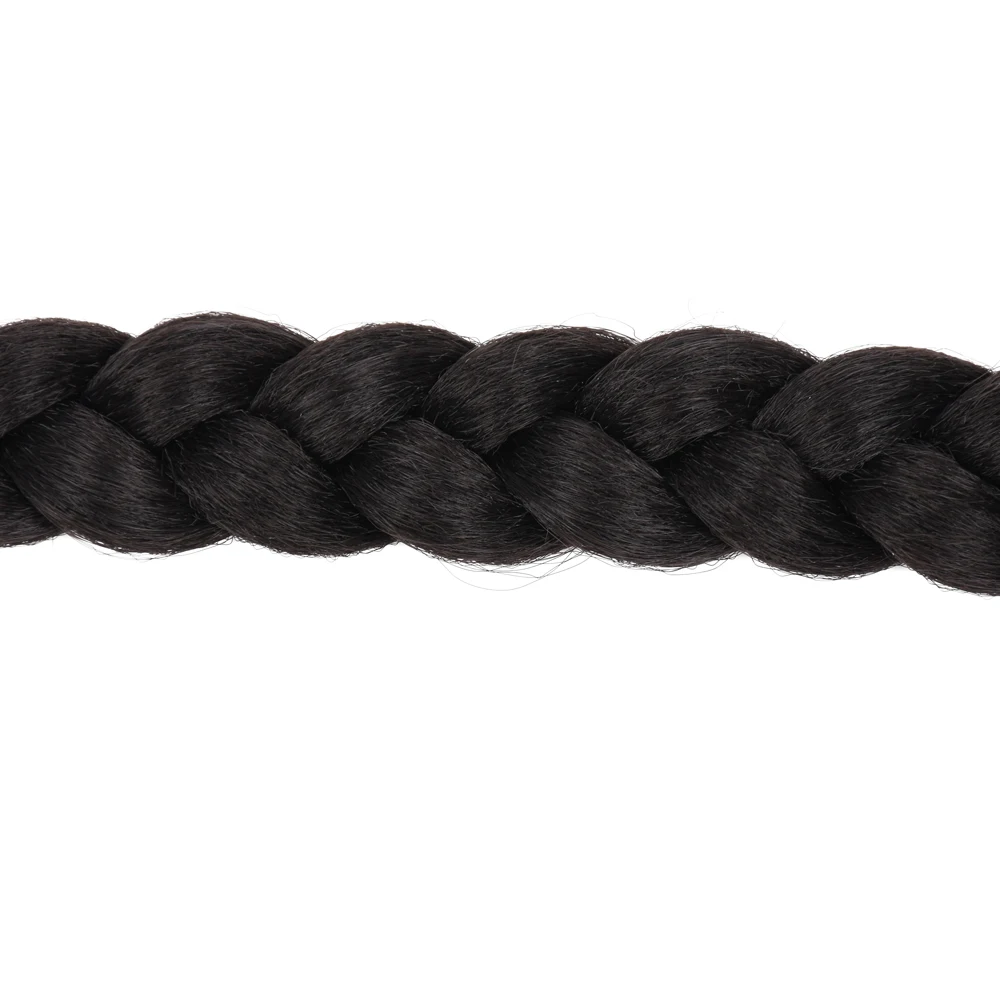 Gladys Braided Ponytail Super Long 40 inches Yaki Straight Braid Drawstring Ponytail For Black Women Synthetic Hair
