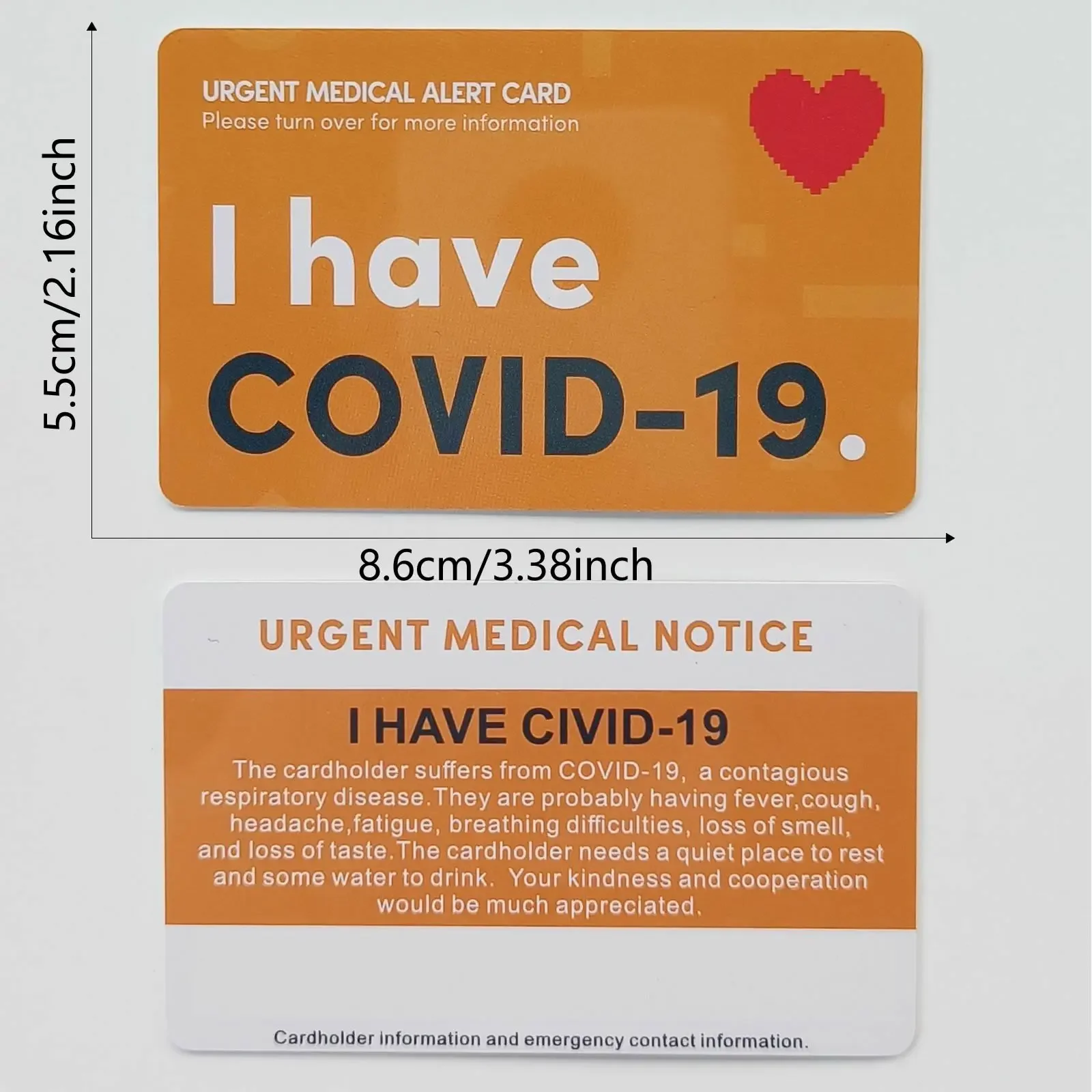 Записываемый инфекционный срочный предупреждающий знак из ПВХ