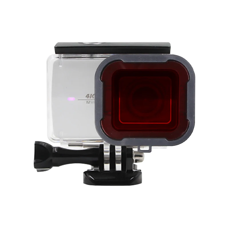 

Underwater Water Diving Housing Filter for Xiaomi Yi 2 Generation 4K Action Camera Waterproof Camera Lens Accessory