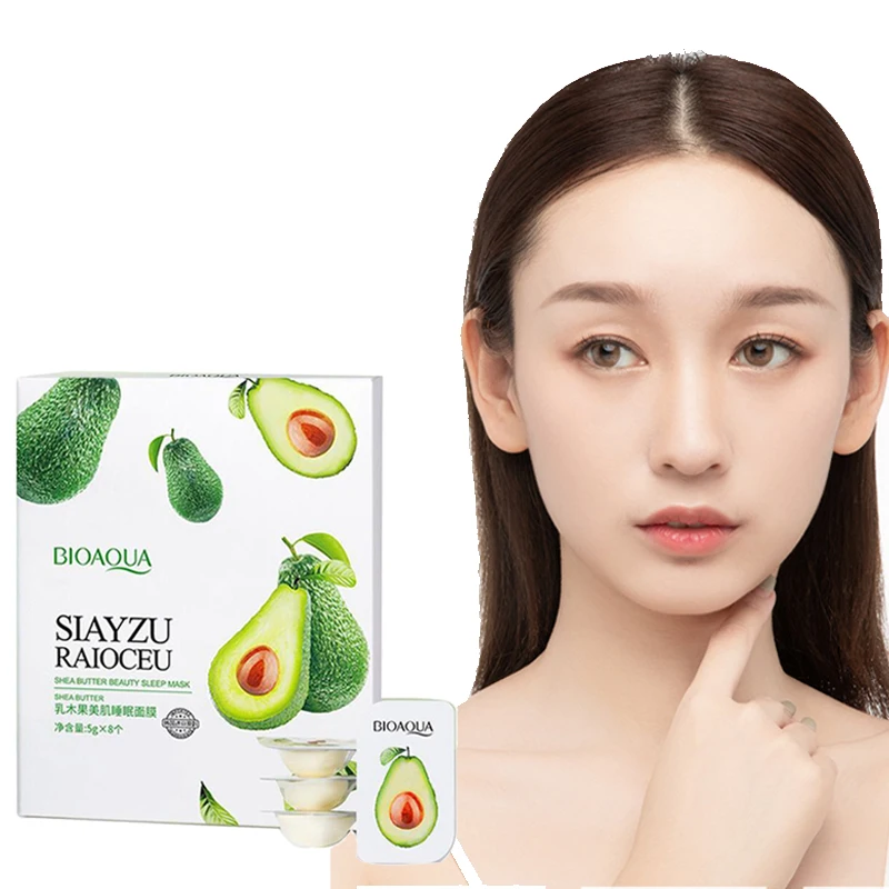 

Маска для пудинга с маслом Ши глубоко увлажняющая и сужающая поры осветляющая кожу Тонизирующая не требующая очистки