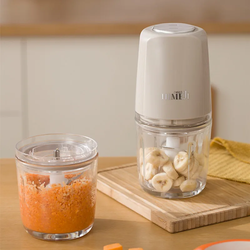 

Auxiliary Food Machine Small Multi-function Mixer Minced Meat Garlic Paste 2 Grades Electric Cooking Machine