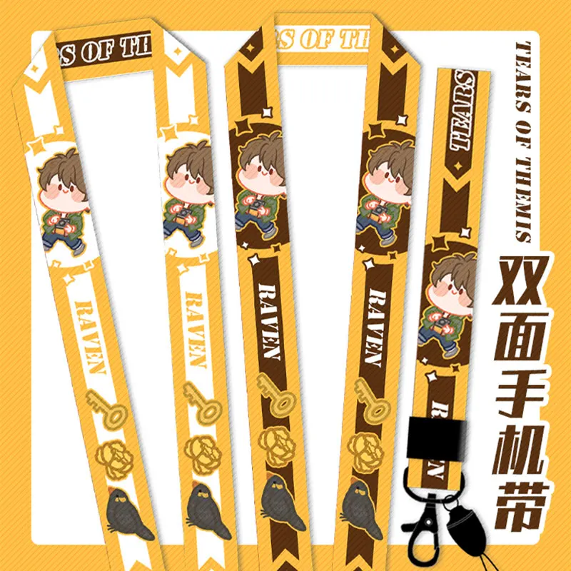 

Anime Tears of Themis King Libra Raven Vilhelm Mobile Phone Straps Cartoon Lanyard for Phone Holder Keychain Hanging Hand Rope