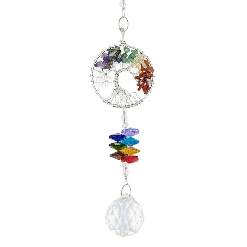 

Crystal Sun Catchers Chandelier Crystals Ball Prism Pendant Rainbow Maker Hanging Cascade Home Garden