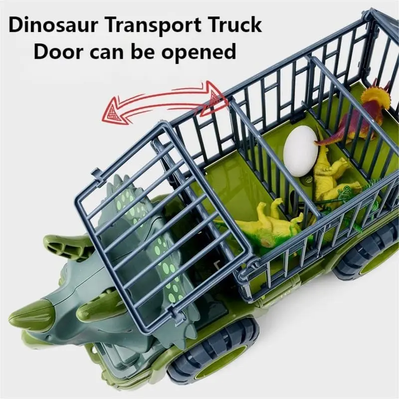 Автомобиль-динозавр игрушечная машинка-переносчик с инерционным механизмом