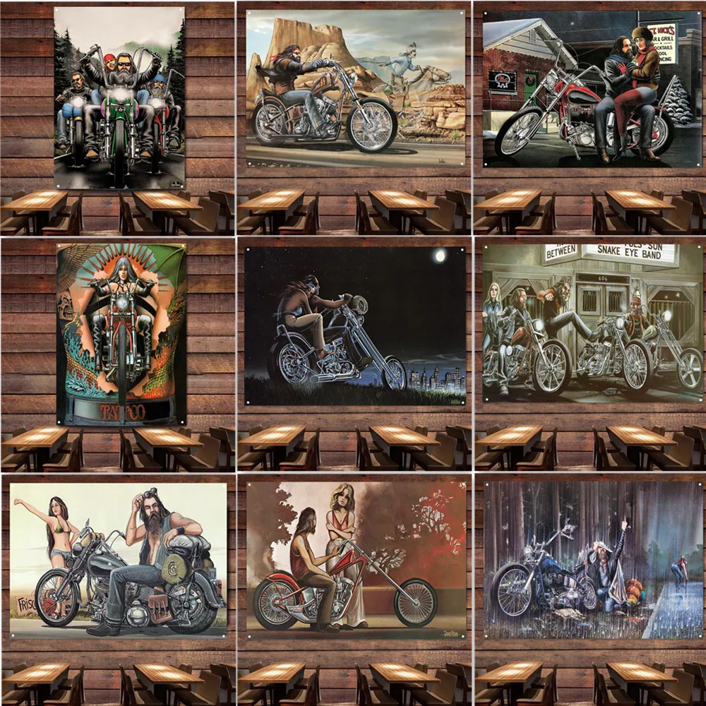 

Vintage Motorcycle SERVICE & REPAIR Poster For Garage Biker Art Flag Car Painting Man Cave Pub Club Bar Home Wall Decor Banner 2