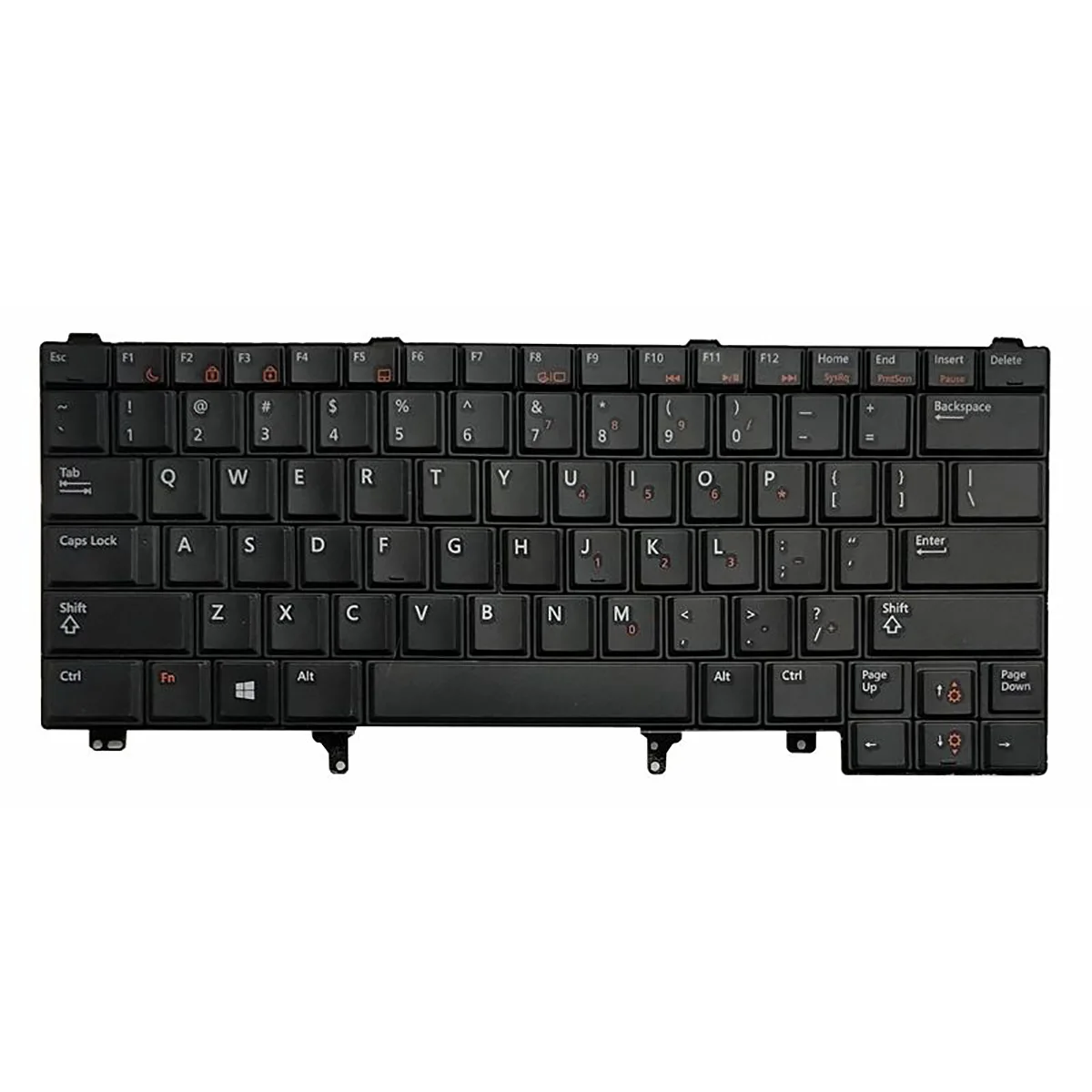 Новая клавиатура US для Dell Latitude E6220 E6230 E6430s E6420 0C7FHD английская без точки Черная |