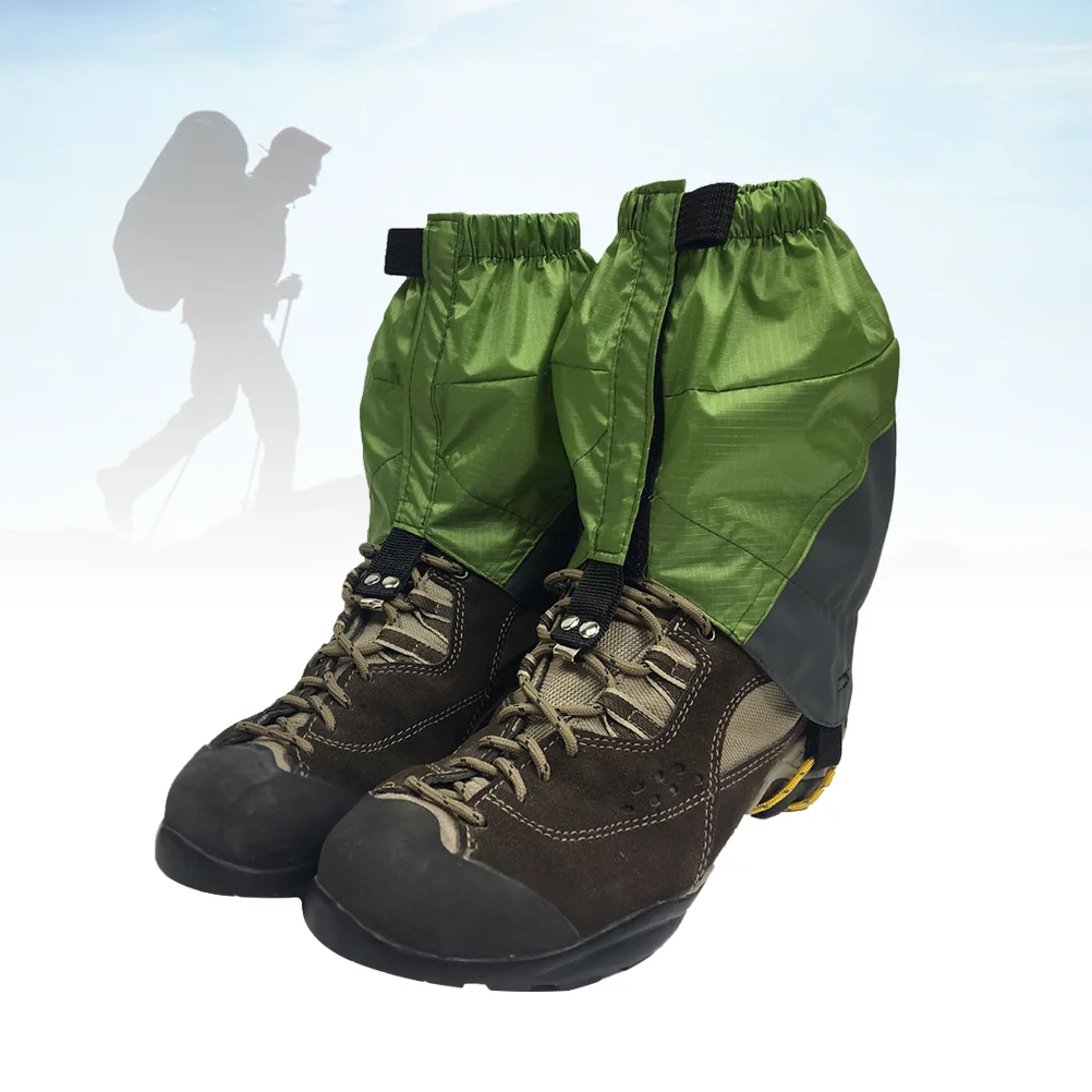 

Adjustable Foot Covers Low Gaiters Outdoor Ankle Hiking Walking Lightweight Snow