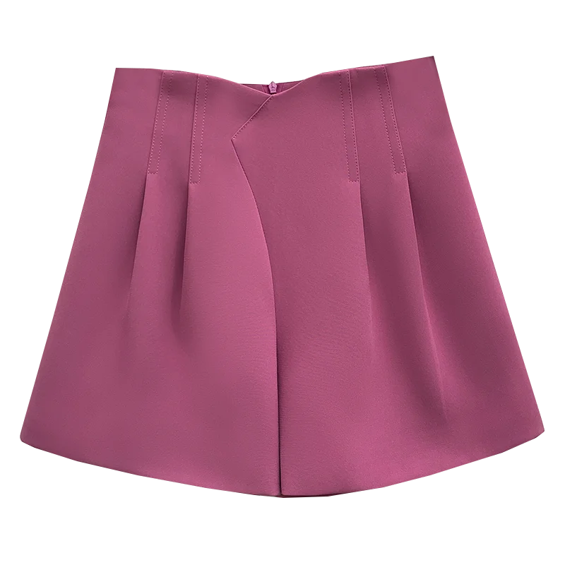 Womens Shorts Skirt 2023 Spring Summer New Casual Wide Leg Shorts Korean Fashion Women Clothing Office Lady High Waisted Shorts