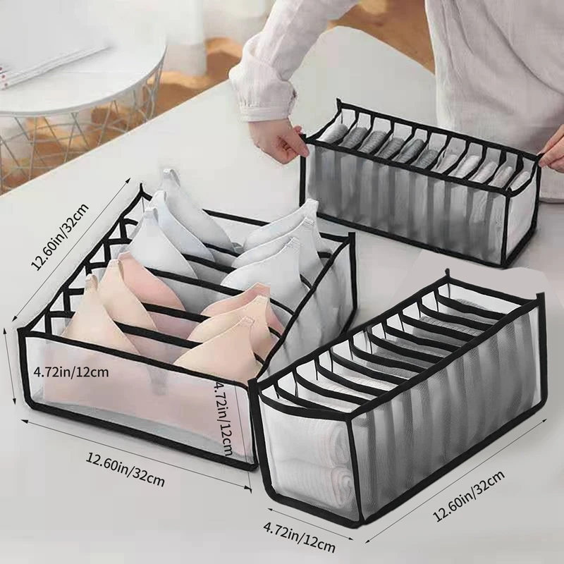 Promotion! Underwear Bra Socks Organizer Storage Washable Foldable Drawer Clothes