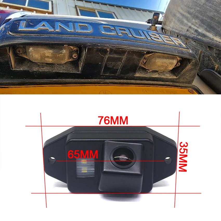 CCD HD камера заднего вида рыбий глаз для Toyota Land Cruiser 80 серии 1989 ~ 2007 автомобильный
