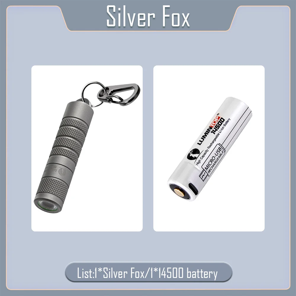 

LUMINTOP EDC фонарик серебристый