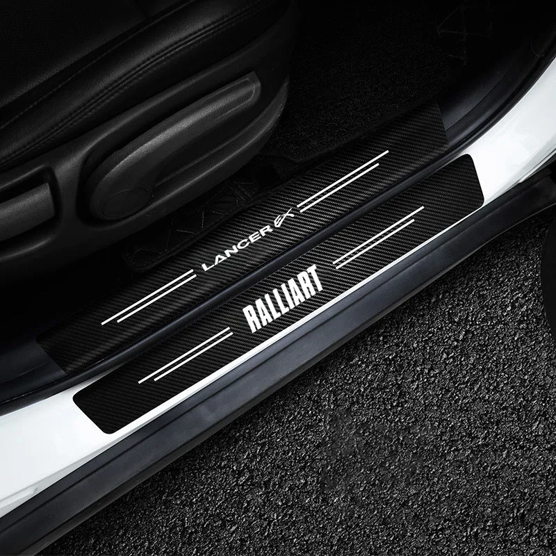 Наклейки на пороги автомобиля для Mitsubishi Montero 2008-2015 ASX Colt Delica Lancer Triton L200