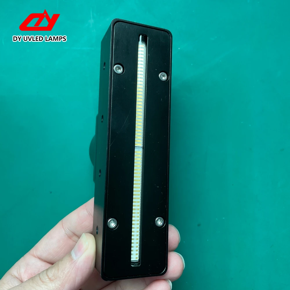 Фото UVLED Line Light Source Полимерирующая лампа Бестеневой клей УФ-лак для чернил Быстросохнущая УФ-лампа Линейная точечная лампа с водяным охлаждением 12010 №1