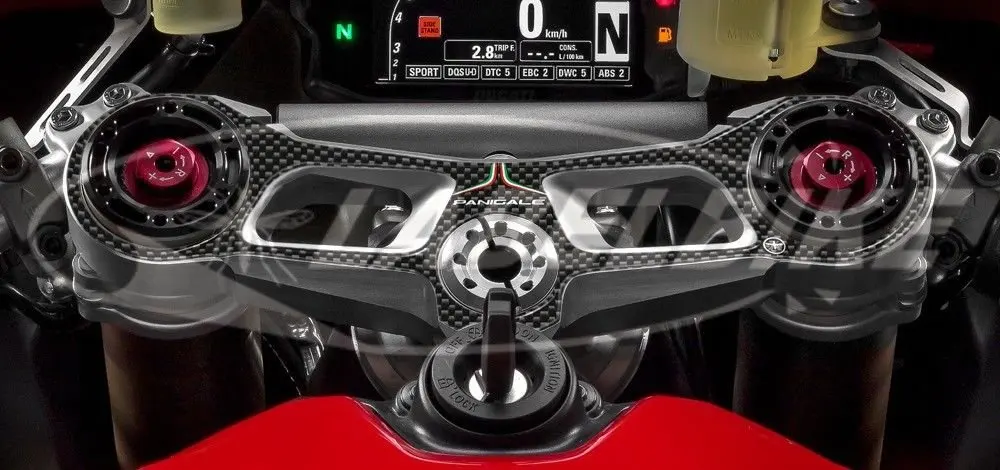 3D наклейка пластина рулевого механизма совместима с DUCATI 959 PANIGALE 2016-2019 | Автомобили