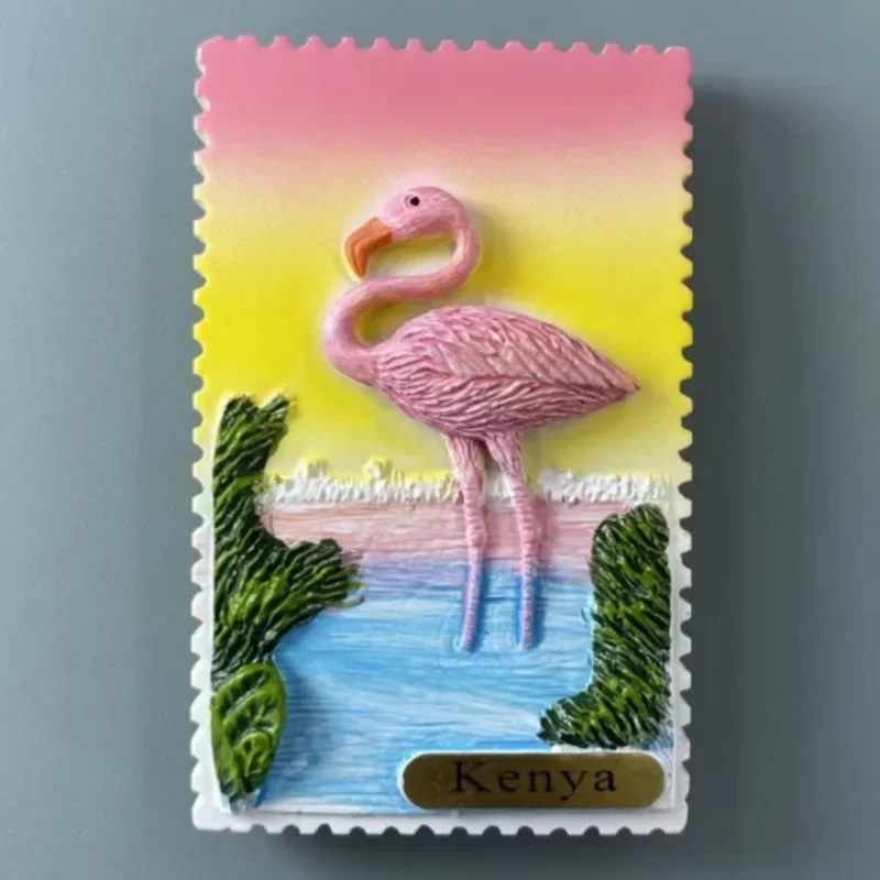 Кения наклейки на холодильник африканское озеро Накуру сувениры для путешествий