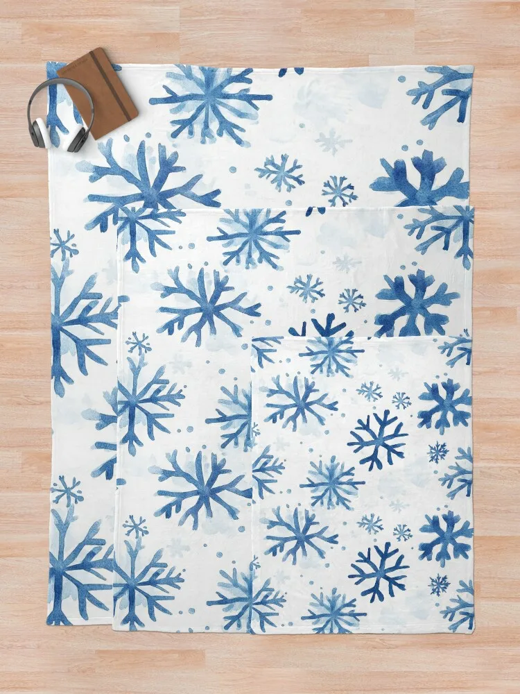 Элегантный синий и белый рождественский дизайн от NoarusRainbowLand пледы одеяла для