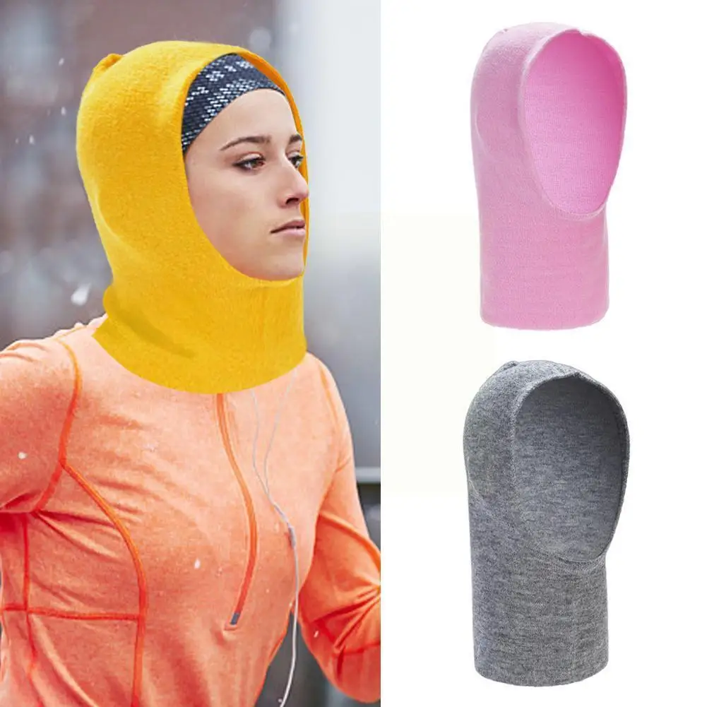 

Unisex Knit Scarf Hood Hat Winter Women Woolen Beanie Bonnet Skullies Beanies Hats Knitted Hooded Neck Collar Cap Beanie Fo W1S5