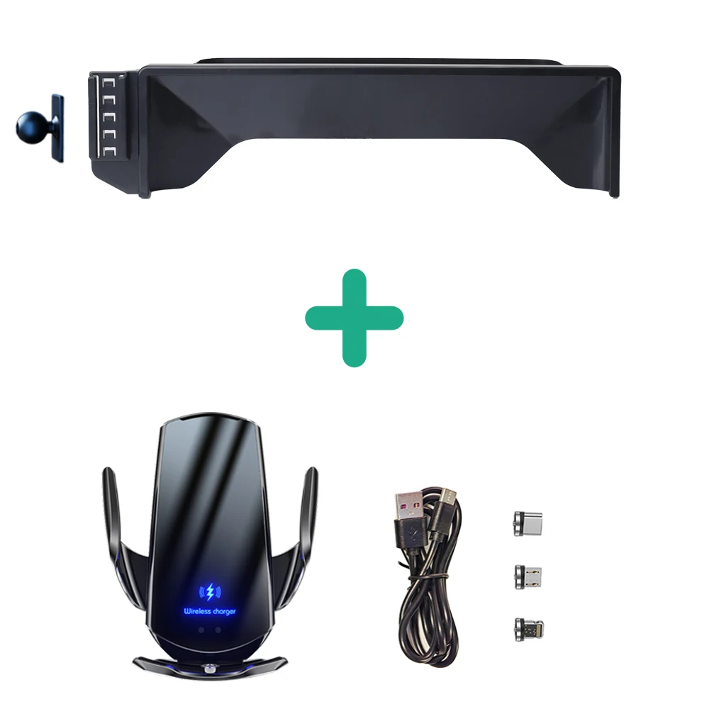 

Автомобильный держатель для телефона Skyworth EV6 Skywell ET5 HT-i 2021 2022 2023, Фиксированный экран, навигационный кронштейн, Беспроводная зарядка, подставка для мобильного телефона