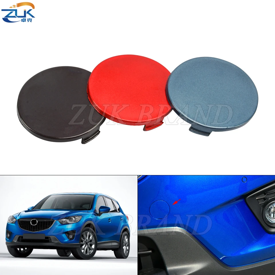

ZUK Car Front Bumper Towing Hook Cover For Mazda CX5 CX-5 I KE 2012 2013 2014 2015 2016 Hauling Eye Garnish Cap Painted