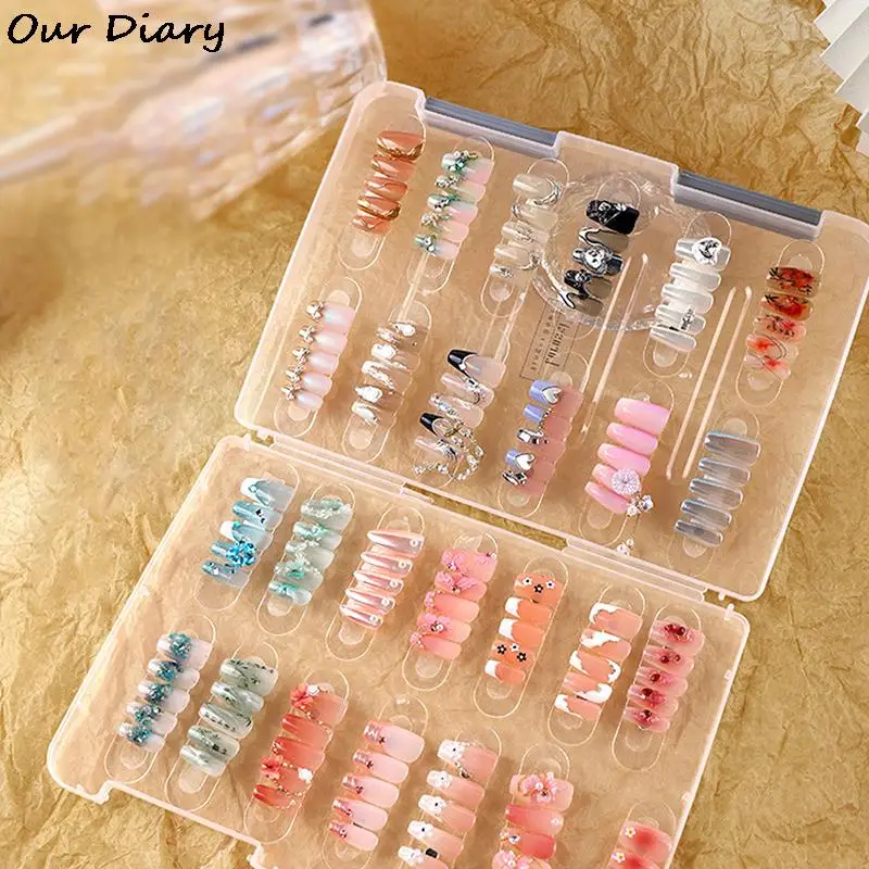 

Демонстрация накладных ногтей, 3 стиля