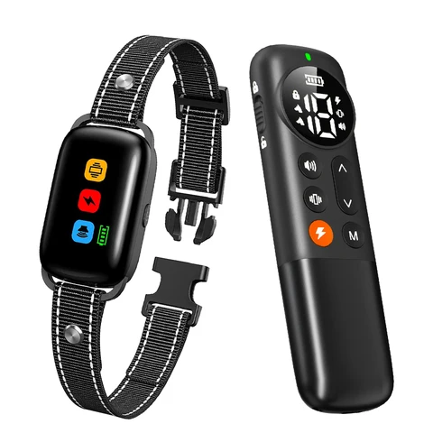 Ошейник для дрессировки с дистанционным управлением, перезаряжаемый водонепроницаемый Ультразвуковой ошейник для собак малого и среднего размера