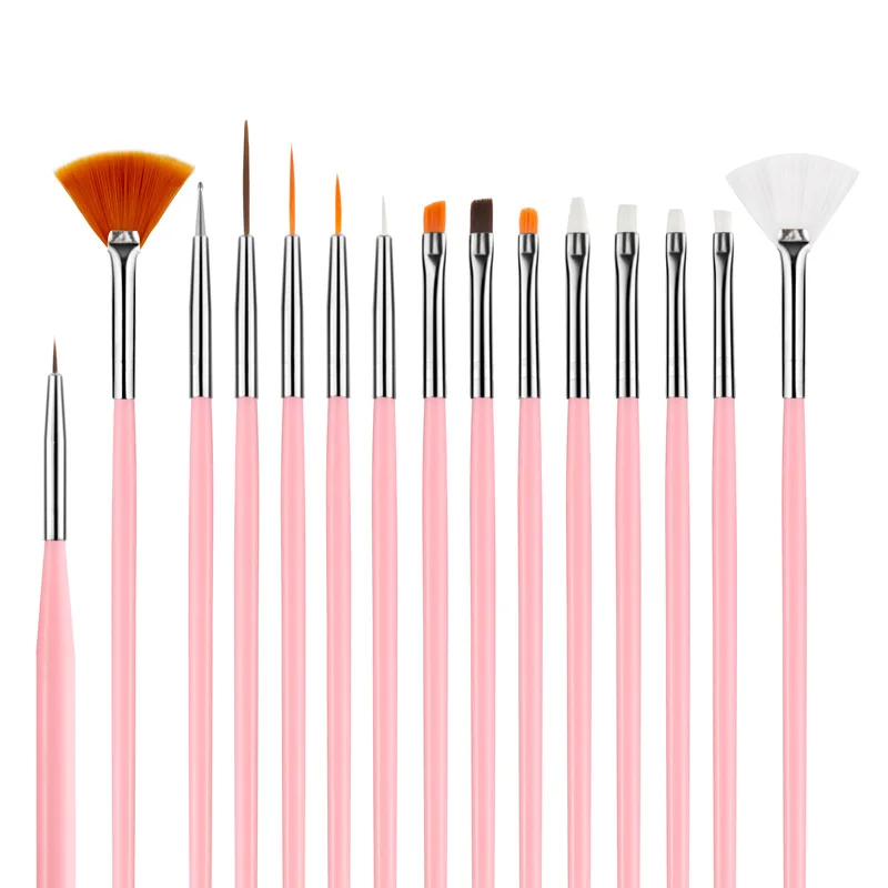 

Профессиональный набор кистей для дизайна ногтей Three Scout 15 шт. рисование линий ручка УФ-Гель-лак дизайн акриловый идеальный маникюр Boo