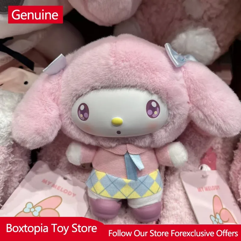 Фото Новая оригинальная серия Sanrio Kuromi & My Melody: подвеска с подвижной сценой и резиновым покрытием, аниме-фигурка, украшение для рабочего стола, милый подарок №2
