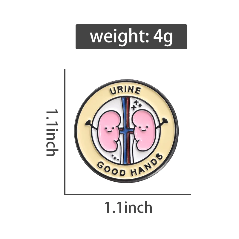 Эмалированные булавки для врача и медсестры органы сердца легкие креативный