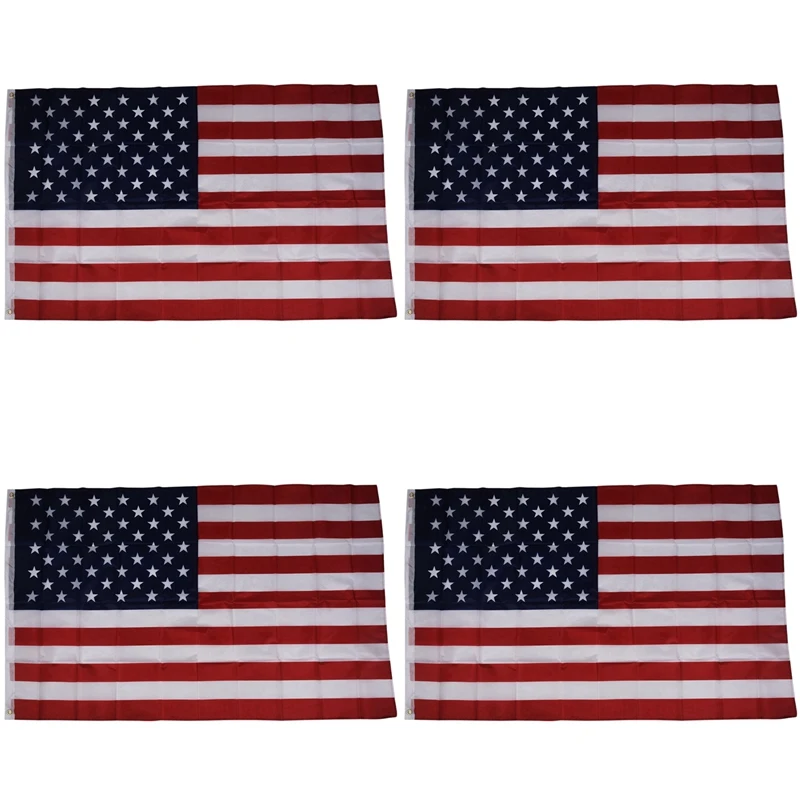 

4X Promotion American Flag USA - 150 X 90Cm (100% Image-Compliant)