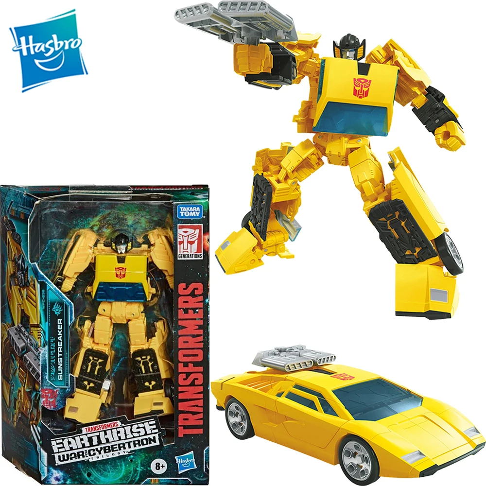 

Hasbro Transformers Generations War for Cybertron Earthrise Deluxe WFC-E36 Sunstreaker Action Figure Collection Model Toys