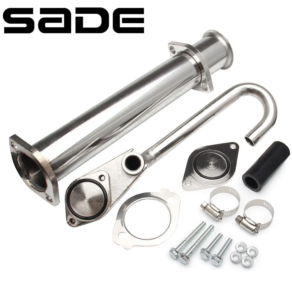 Семейный комплект труб EGR Bypass Delete Kit для 2003-2007 Ford F250 F350 F450 F550 V8 6.0L Powerstroke Diesel Turbo