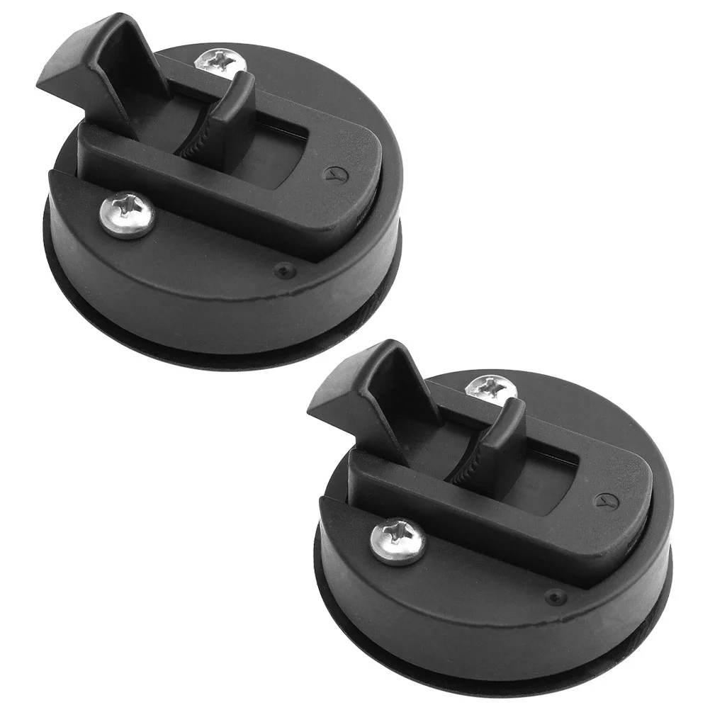 

2 Pcs Reinforced Door Lock Door Hardware Black Cabinet Knobs Safety Door Lock Cabinet Door Locks Gate Lock RV Pocket Door