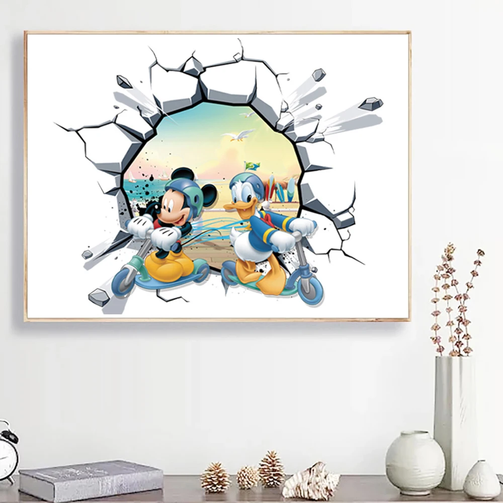 Алмазная живопись диснеевские Мультяшные принцессы бриллиантовая вышивка 5D