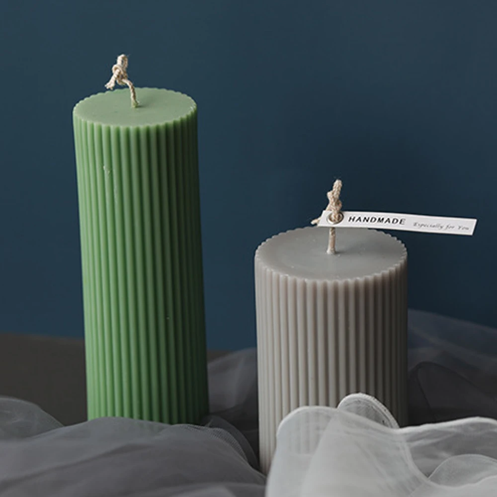 Силиконовая форма сделай сам для цилиндрической свечи самостоятельного