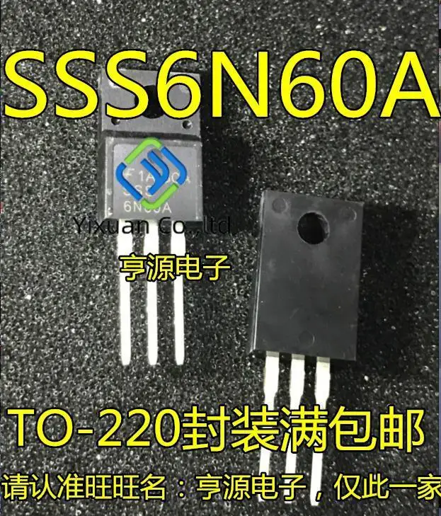 

20pcs original new SSS6N60A 6N60A TO-220F
