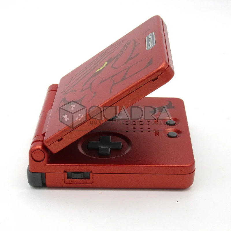 

Обновленная подержанная Классическая игровая консоль Ruby Back Light Handheld Retro GBAsp для Nintendo для Poke mon
