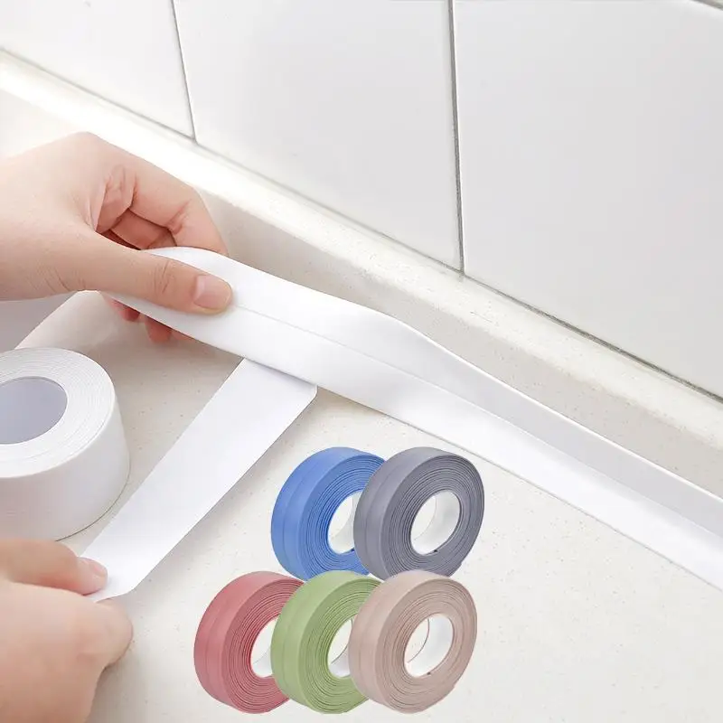 

Waterproof Tape Stop Leak Seal Repair 3.2m Bathroom Kitchen Anti-Mildew Sealing Strip Tape Self Adhesive Wall Sticker Sink Edge