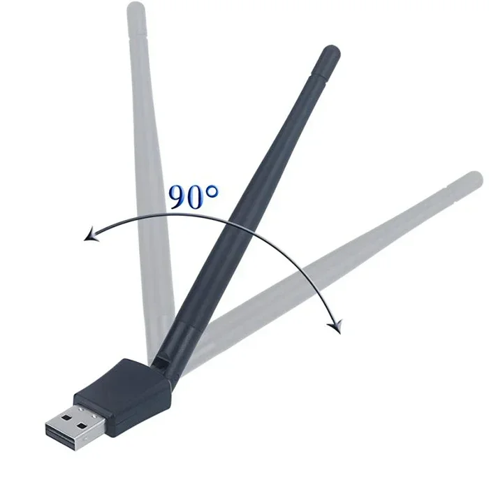 802.11B/G/N/AC двухдиапазонный 600 Мбит/с RTL8811CU беспроводной USB-адаптер Wi-Fi с внешней
