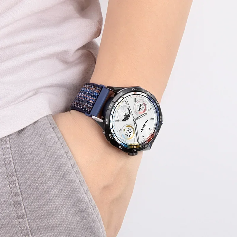 Нейлоновый ремешок 22 мм 20 мм для Huawei Watch GT5 46 ммWatch GT5 Pro 46 мм Браслет-браслет для Samsung Watch 7 6 5 4 Ремень Amazfit GTR (art.: 3920cd9ef7c55) - 3920cd9ef7c55
