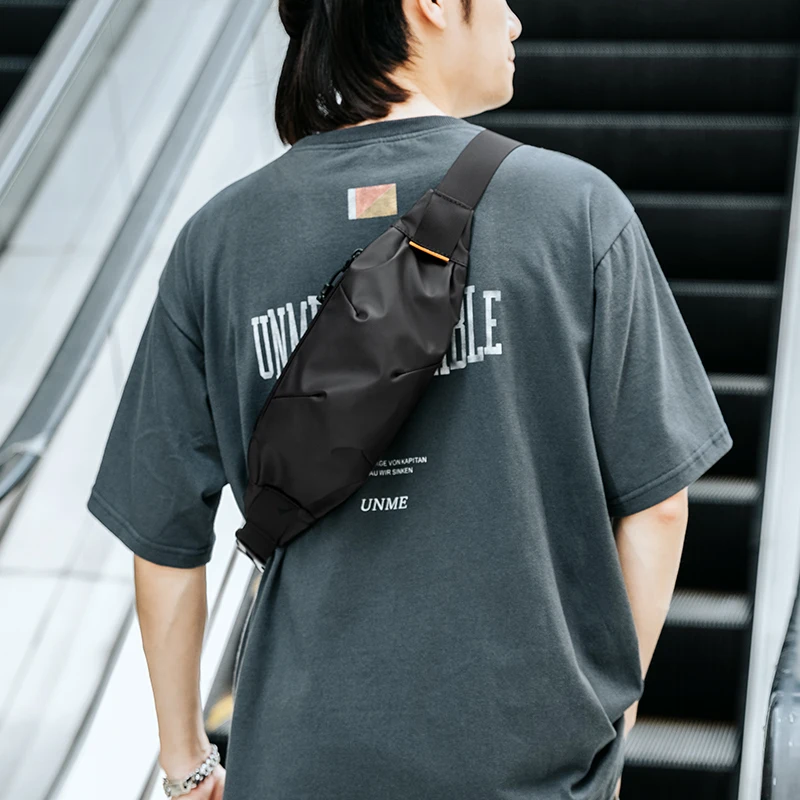 Multifunction PVC Men Anti-thief Crossbody Bag Fashion Casual Fanny Packs Mini School Travel Phone Bag Purses Men and Women New