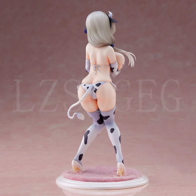 WAVE Uzaki chan Wants to Hang Out! Uzaki Tsuki Cow Pattern Bikini DreamTech PVC Action Figure Anime Sexy Figure Model Toys Doll 3