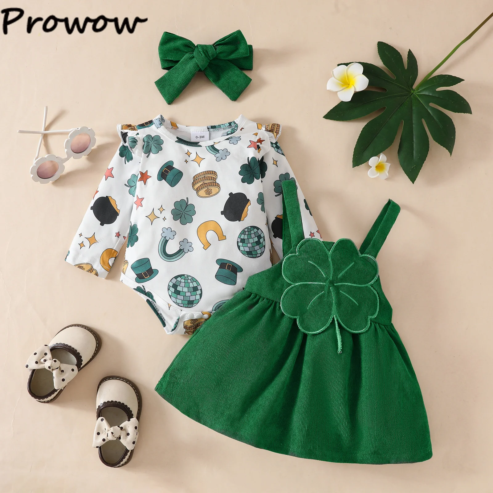 Prowow My First костюм на день Святого Патрика комплект одежды для маленьких девочек