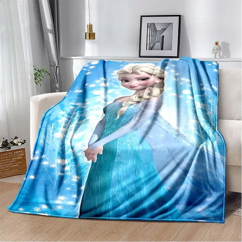 Фланелевые пушистые флисовые одеяла из мультфильма Холодное сердце детские для