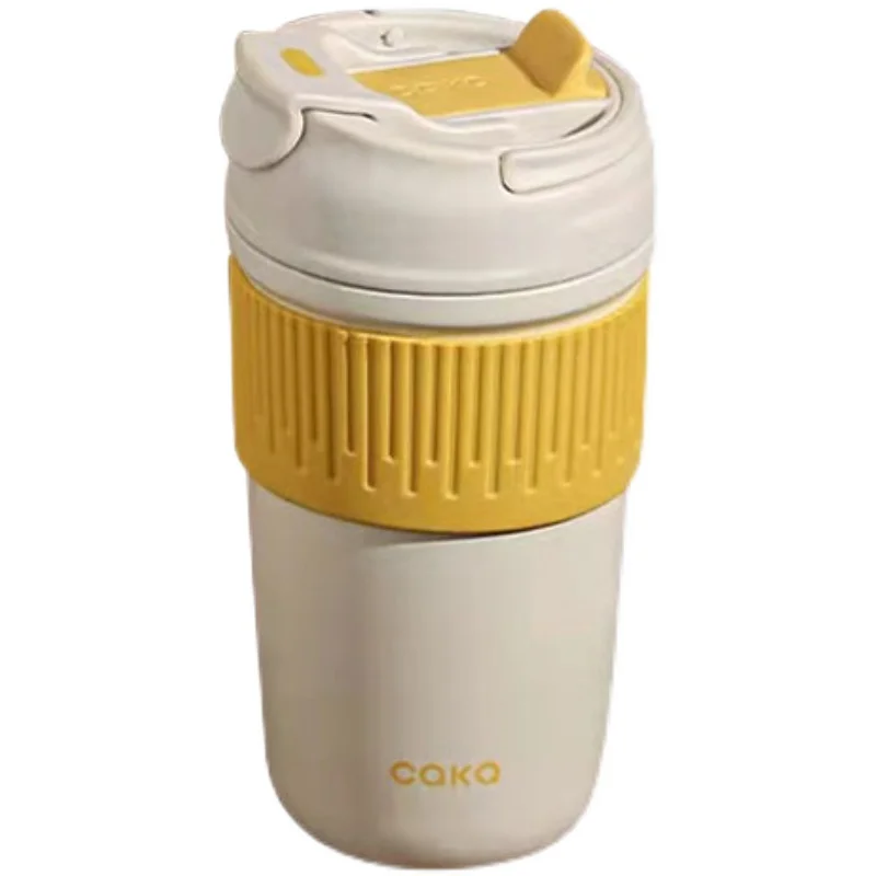 Термос Caka с крышками и соломинкой бутылка для воды из нержавеющей стали школьный