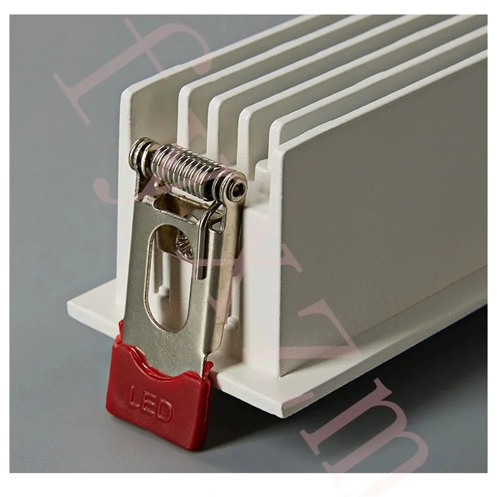 DALI Встраиваемый антибликовый линейный светильник с регулируемой яркостью 5 Вт 10