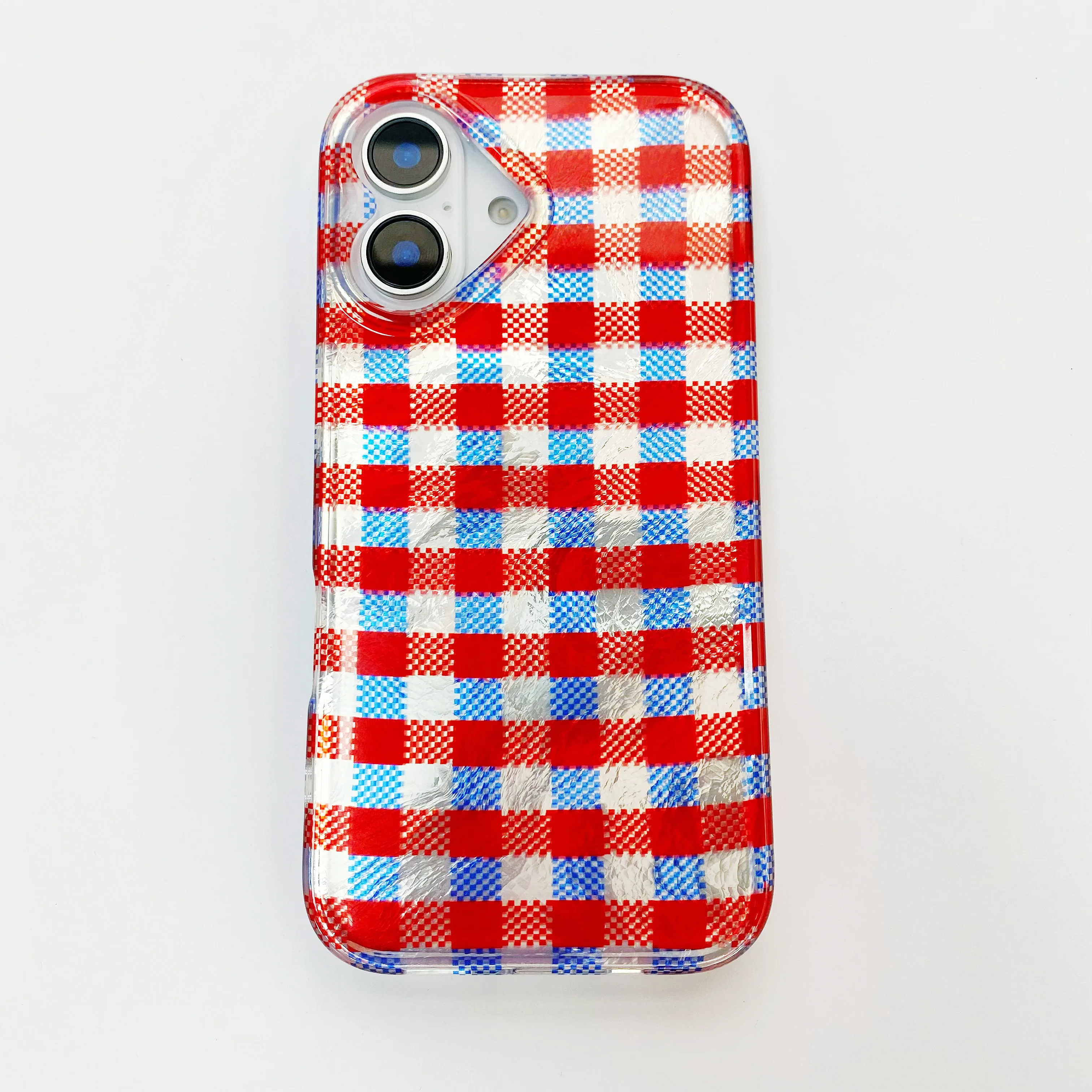 Чехол для телефона с градиентной волнистой текстурой три цвета шашки сердце