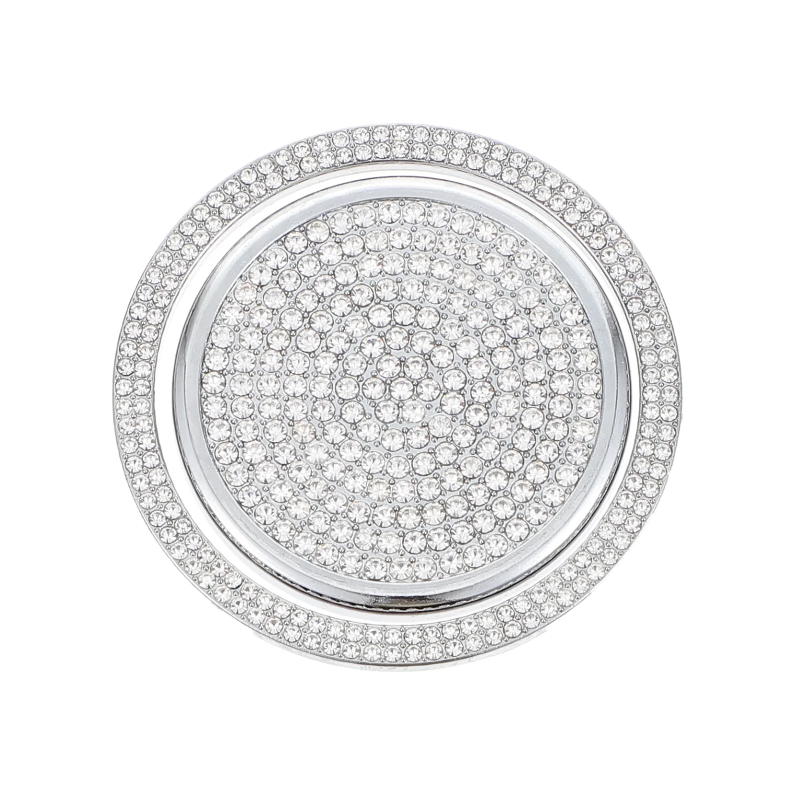 

Bling Rhinestone Gear Cover Zinc alloy Auto Gear Cover Luster Car Gear Protector for Car Decor Accessories ( Silver )