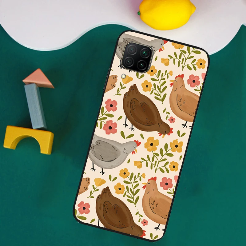 Чехол с рисунком курицы для Huawei Nova 9 10 SE 11i 8i 3i 5T Y90 Y91 Y70 Y60 Y61 P20 P30 P40 Lite P60 Pro