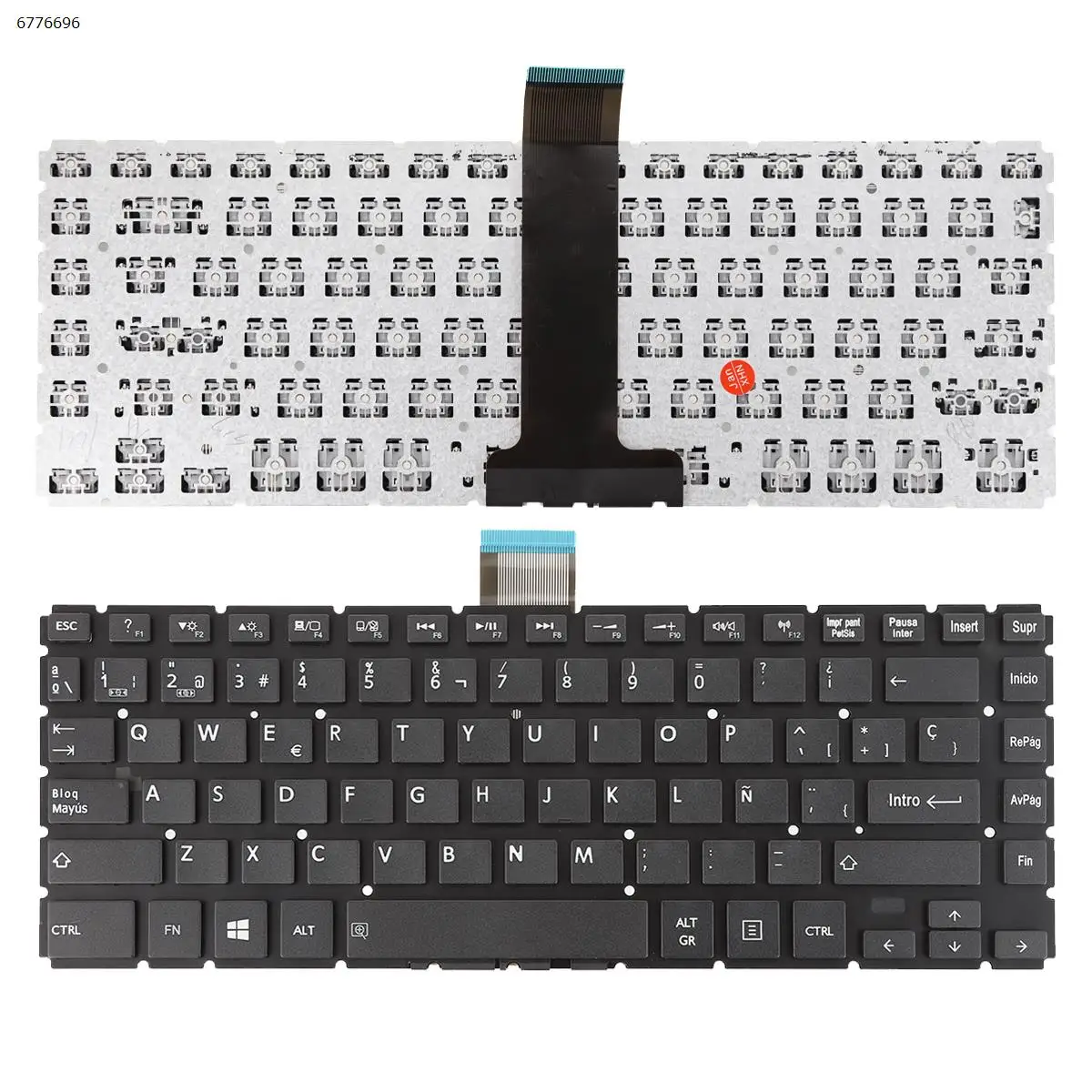 

SP Клавиатура для ноутбука Toshiba L40-B черная без рамки без фольги